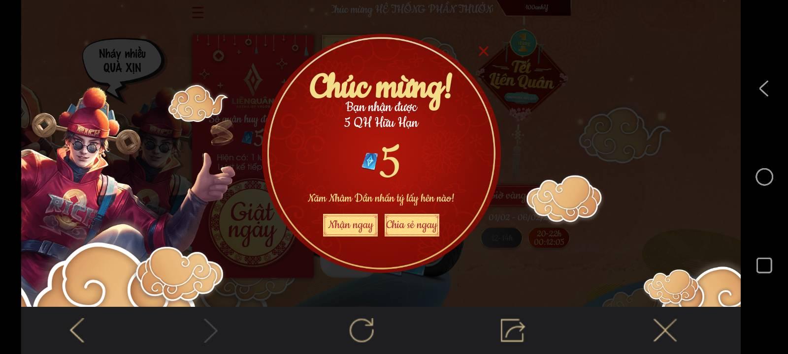 Liên Quân Mobile: Nhiều game thủ khoe được lì xì khủng, người may mắn nhận luôn cả 1.000 Quân Huy - Ảnh 2. Liên Quân Mobile: Nhiều game thủ khoe được lì xì khủng, người may mắn nhận luôn cả 1.000 Quân Huy - Ảnh 2.