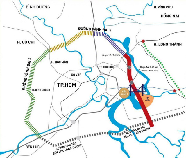 Dự án Vành đai 3 TP.HCM: Quyết tâm hoàn thành trước 2026, sử dụng 50% ngân sách Trung ương và 50% ngân sách địa phương - Ảnh 1.
