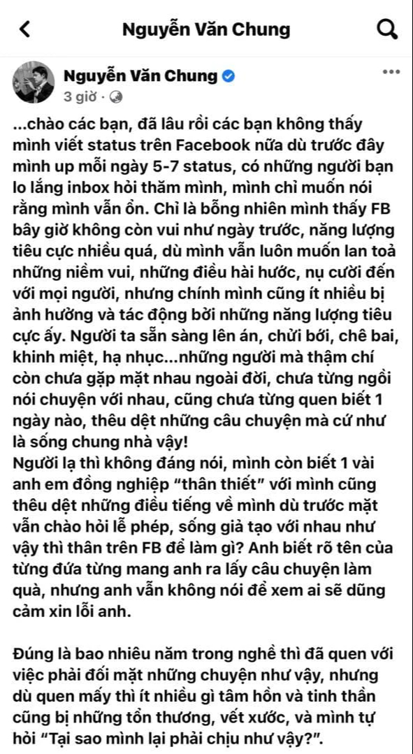 Một nhạc sĩ bức xúc vì bị đồng nghiệp đâm sau lưng: trước mặt thì lễ phép, sau lưng thì thêu dệt chuyện bịa đặt? - Ảnh 1.