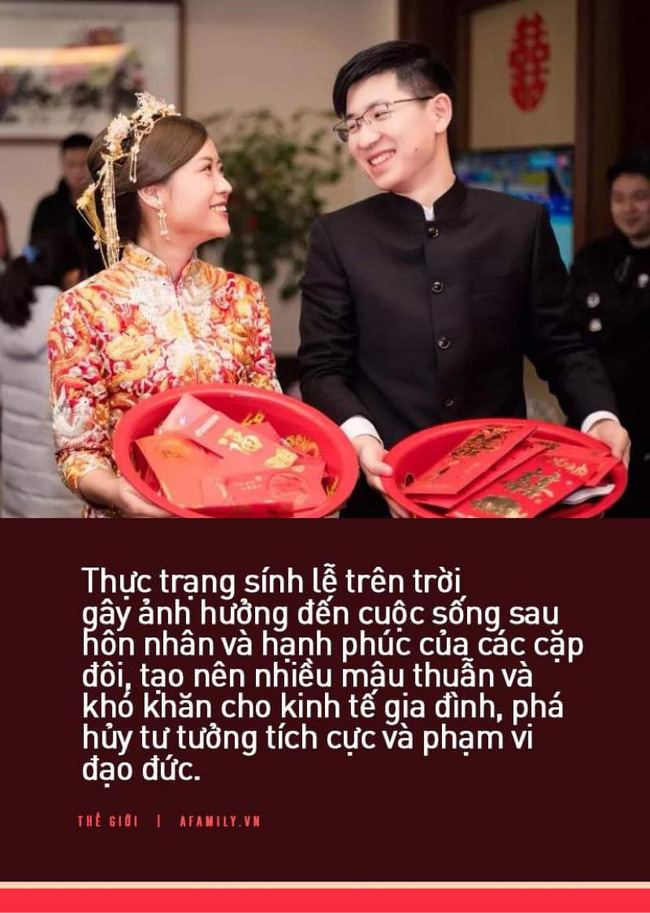 Thực trạng sính lễ trên trời ở Trung Quốc: Nguyên nhân khiến đàn ông khó lấy vợ, đằng sau đó là mục đích không ai ngờ của nhà gái - Ảnh 1.