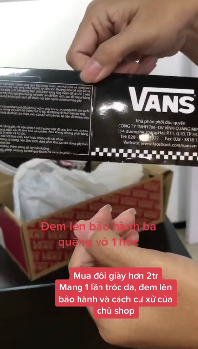 Hóng: Clip chủ shop phân phối độc quyền Vans Việt Nam bị khách tung phốt không uy tín, đôi bên tranh cãi cực gắt thu hút triệu lượt xem - Ảnh 4.