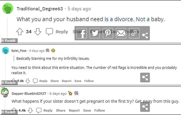 Infertile wife convinces her sister to become a surrogate mother, husband says green words about it that break his heart, netizens suggest divorce - Photo 3.