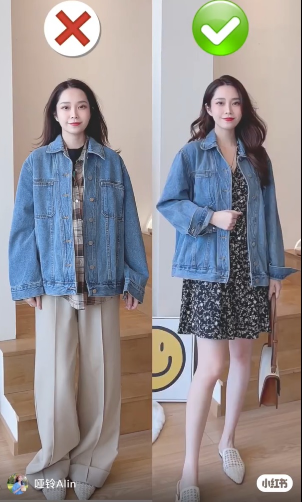 6 ways to wear the most beautiful denim jacket, effective age hacks for office girls over 30 - Photo 3.