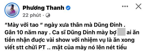 Phuong Thanh called me my friend and harshly criticized a male singer who was once close, implying that there were 2 people in the world behind the harm?  - Photo 1.