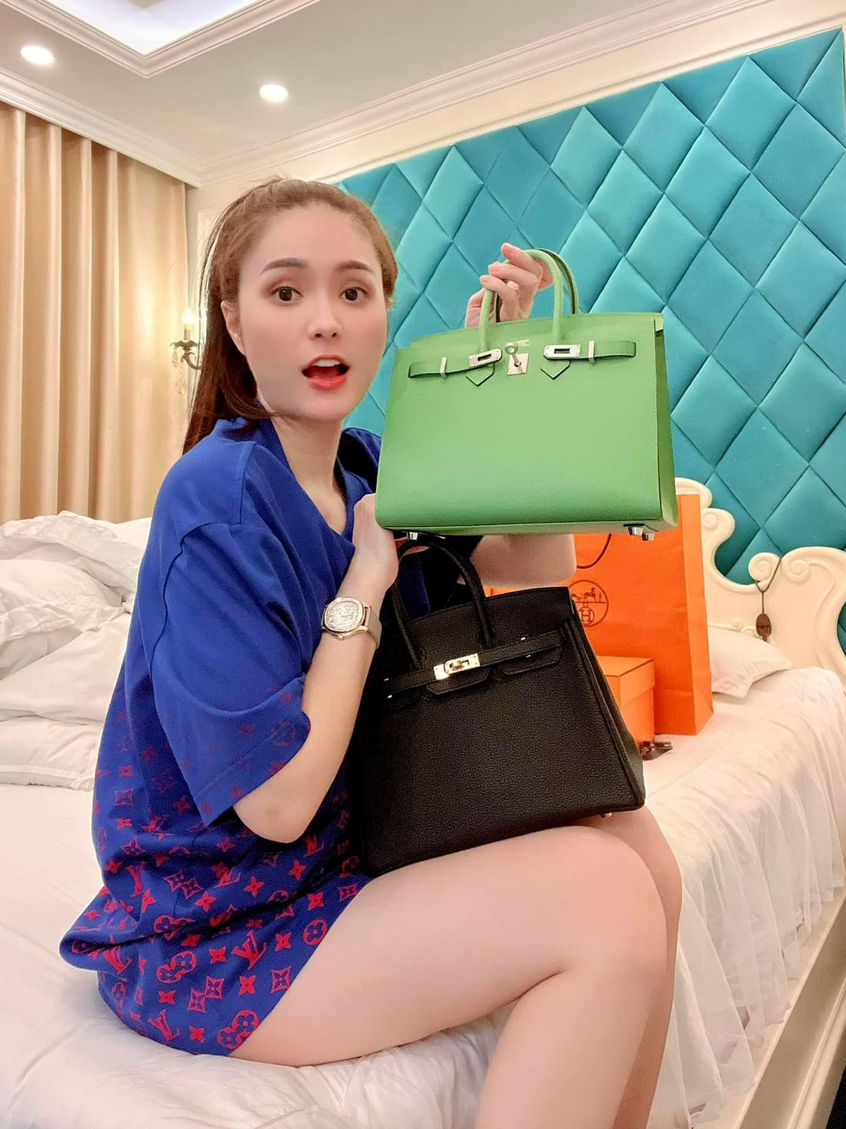 The beautiful sisters made money by investing in branded goods: The person who made a profit of 3 billion after 3 months, the person who had just recovered from the illness rushed to close the Hermes order and wait for the date x2 price - Photo 1.