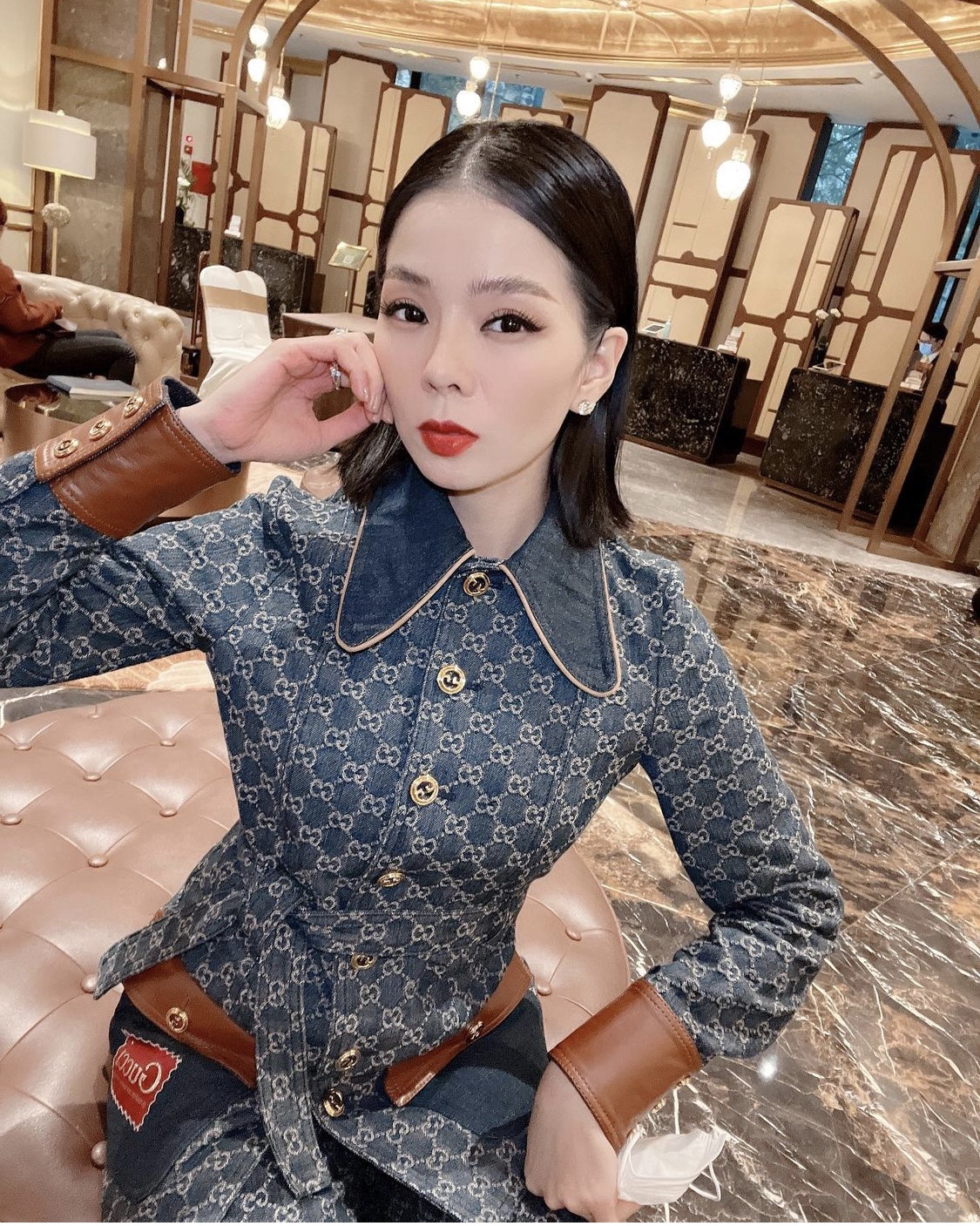 Dai Le Quyen spent too much money: bought a massage spaceship of nearly 300 million to relax in the dressing room - Photo 3. Dai Le Quyen spent too much money: bought a massage spaceship of nearly 300 million to relax in the dressing room - Photo 3.