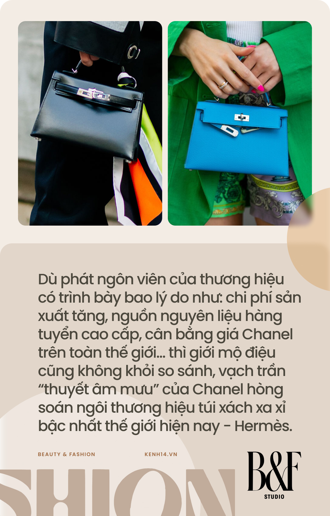 Chanel vs Hermès: Những pha xử lý “cồng kềnh” trong hành trình cạnh tranh Hermès của Chanel - Ảnh 1.