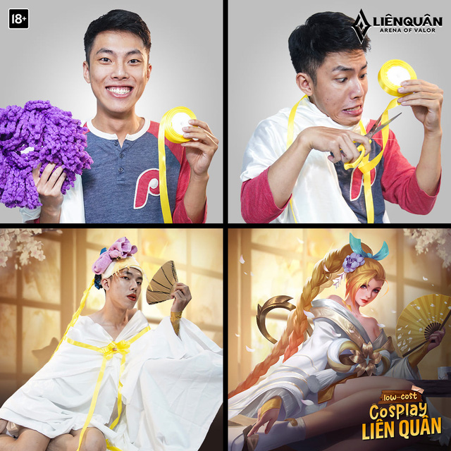 Đào lại ảnh low-cost cosplay, game thủ Liên Quân phát hiện ra hình ảnh đẹp và sexy hơn cả phiên bản gốc - Ảnh 1.