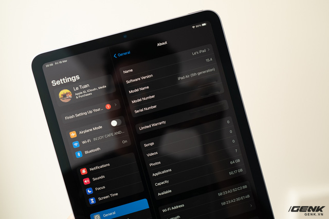 Trên tay iPad Air 5 mới về VN: Bình cũ rượu mới, chip M1 liệu có đáng mua hơn iPad Pro? - Ảnh 17.