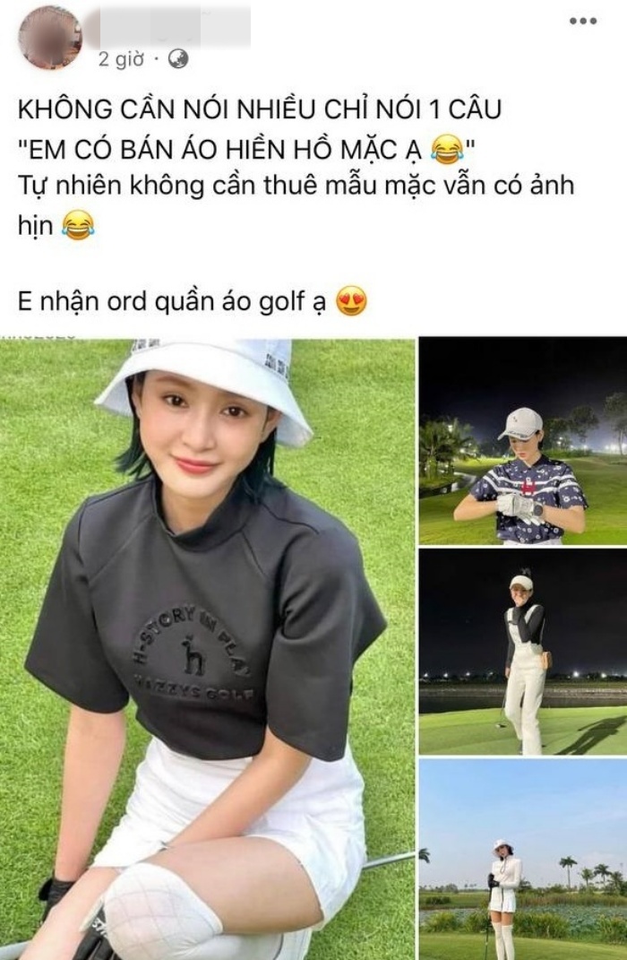 Hiền Hồ ơi mở Facebook ra xem dân buôn áo golf đang mừng húm đây này, nhà nhà đua nhau nhận order xôm lắm - Ảnh 1.