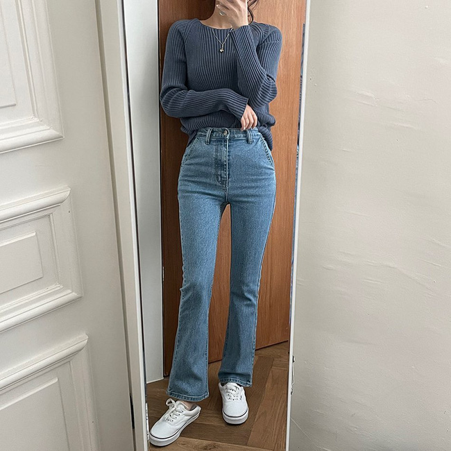 Quần jeans bó sát vừa quê vừa kén dáng, phải rước ngay 3 mẫu quần jeans này cả năm mặc đẹp - Ảnh 10.