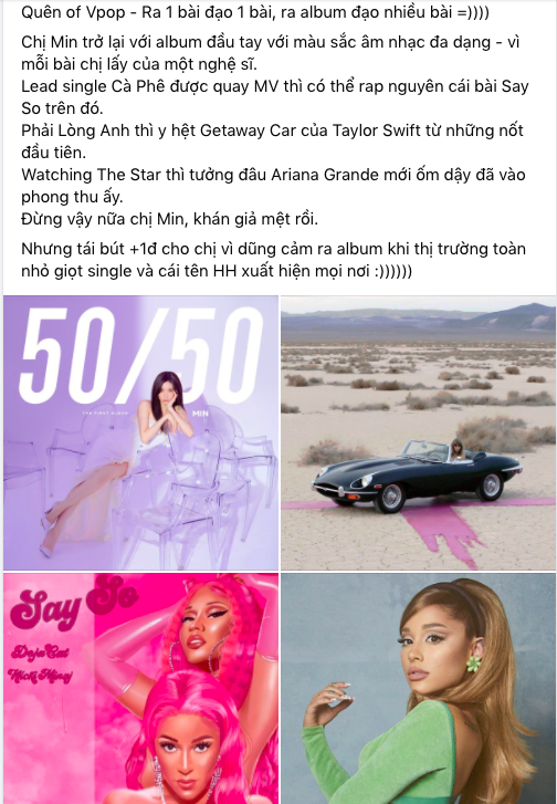 Netizen tranh cãi album mới của Min giống từ Taylor Swift đến Ariana Grande, chính chủ đã lên tiếng! - Ảnh 3.