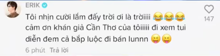 Chuyện buồn... cười của Erik: Nhạc đang hăng thì fan lậm TikTok hô bắp luộc đê, chính chủ đang diễn không nhịn được liền có phản ứng - Ảnh 4.