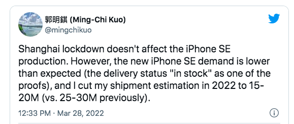 Just released not long ago, iPhone SE 2022 was rejected by Apple - Photo 2.