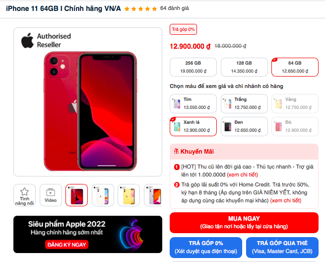 iPhone 11 đang giảm giá cực mạnh, còn đợi gì mà không chốt đơn ngay và luôn? - Ảnh 1.