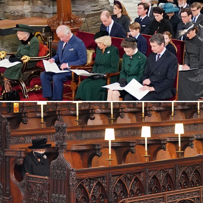 The most emotional moment: The Queen of England shed tears in memory of her partner of 74 years, many people also burst into tears - Photo 2.