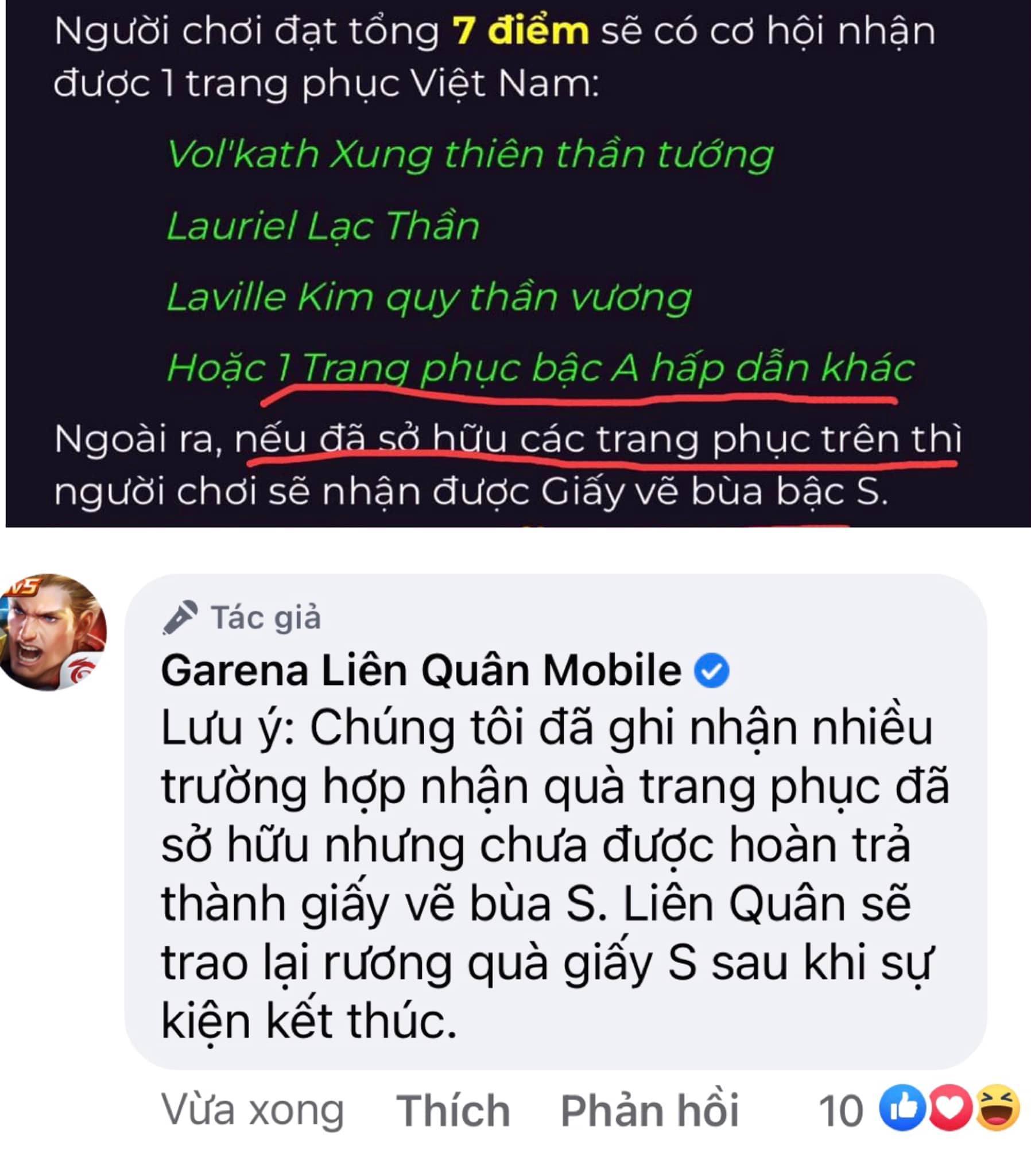 Li&ecirc;n Qu&acirc;n Mobile: Game thủ phẫn nộ v&igrave; trao qu&agrave; kh&ocirc;ng đ&uacute;ng như th&ocirc;ng b&aacute;o khiến Garena phải quay xe đền b&ugrave; - Ảnh 3.