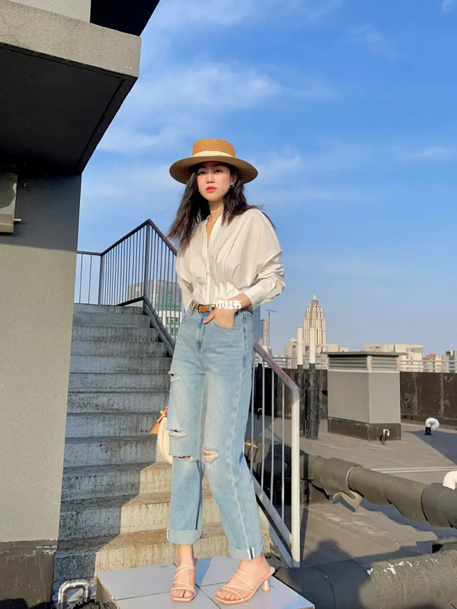 Street style Châu Á: Loạt quý cô diện đồ đơn giản nhưng nhìn vẫn đẹp không rời mắt - Ảnh 5.