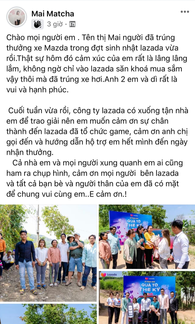 Netizen sincerely prayed to the girl who won a car of 500 million on the e-commerce floor: Truly the queen of shopping, the lord of the game, the god of luck!  - Photo 2.