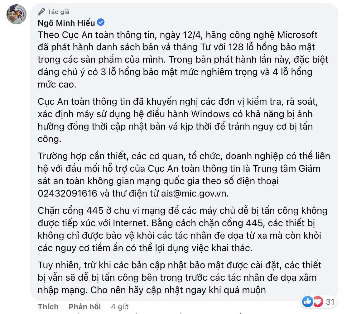 Hiếu PC khuyến cáo người dùng thực hiện điều này để tránh gặp nguy hiểm, giật mình vì quá nhiều người đang sử dụng! - Ảnh 3. Hiếu PC khuyến cáo người dùng thực hiện điều này để tránh gặp nguy hiểm, giật mình vì quá nhiều người đang sử dụng! - Ảnh 3.