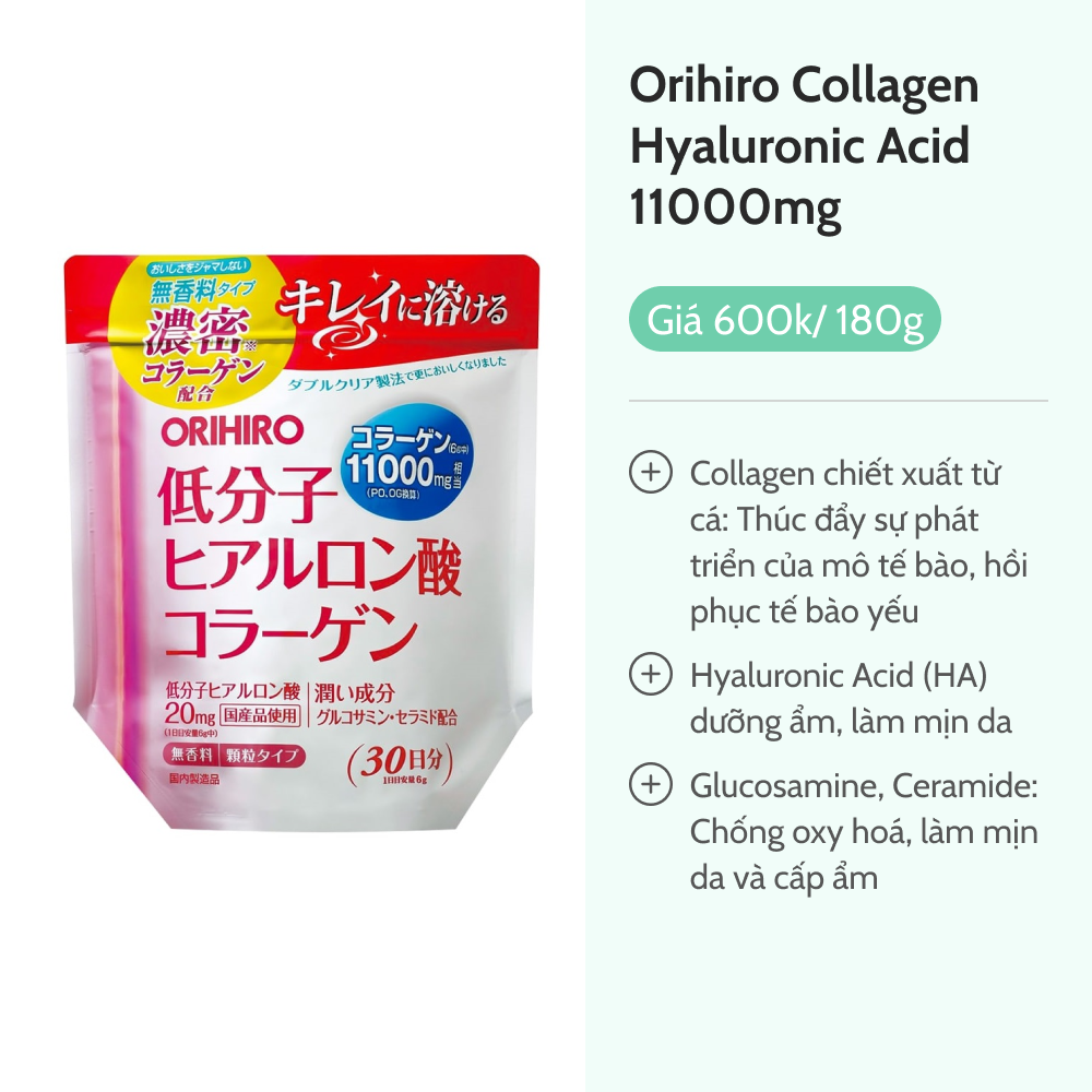 5 loại bột collagen giúp ngăn ngừa lão hóa tốt nhất như Hà Tăng, giá từ 10k mỗi ngày - Ảnh 6. 5 loại bột collagen giúp ngăn ngừa lão hóa tốt nhất như Hà Tăng, giá từ 10k mỗi ngày - Ảnh 6.