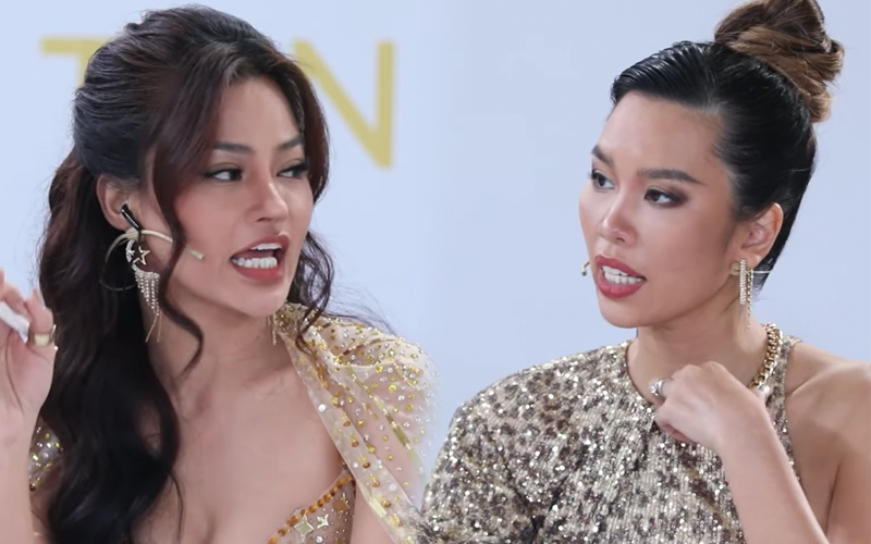 Vắng Xuân Lan, Hà Anh lại tranh cãi tưng bừng với Vũ Thu Phương tại Miss Universe Vietnam - Ảnh 4.