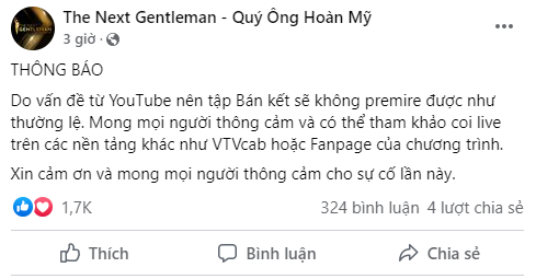 Tập bán kết The Next Gentleman bị đánh bản quyền, sập sóng livestream vì thí sinh team Xuân Lan dùng ca khúc chưa xin phép? - Ảnh 4.