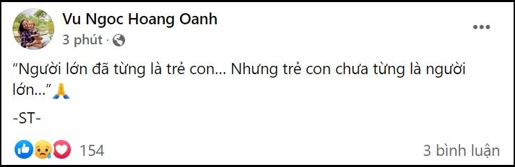 Wowy, Hoàng Oanh và nghệ sĩ Việt nghẹn ngào trước vụ việc đau lòng của nam sinh ở Hà Nội - Ảnh 5.