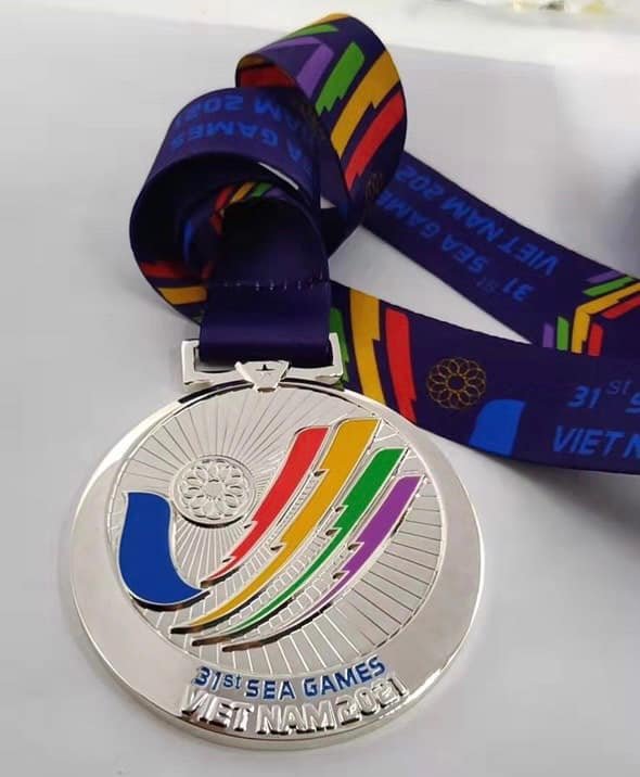 Công bố mẫu huy chương tại SEA Games 31 - Ảnh 3.