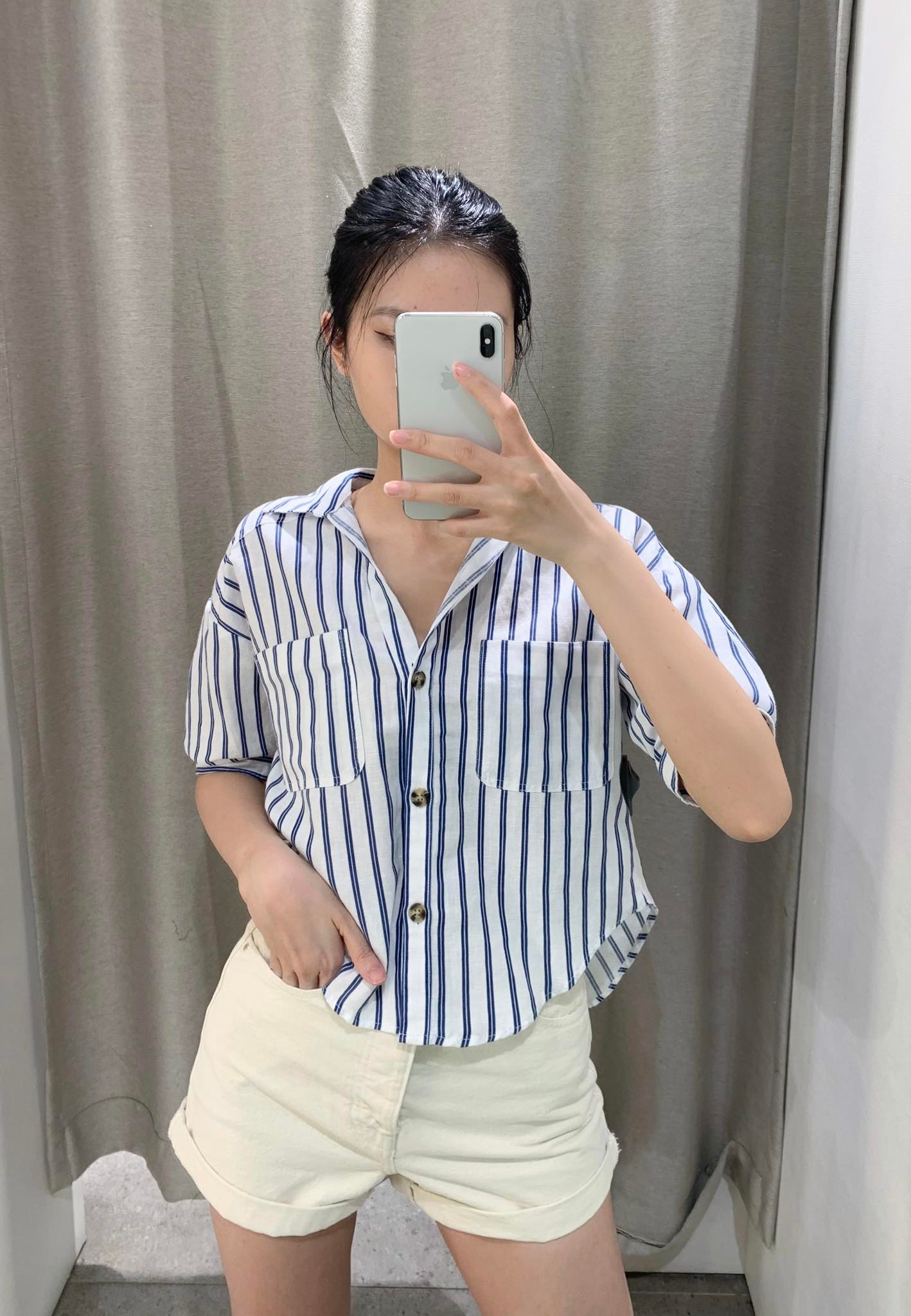 Go to Zara, H&M, Mango to shop for shirts: I picked up 8 models priced from 399k, dressed up stylishly, but the elegant score was also high - Photo 14.