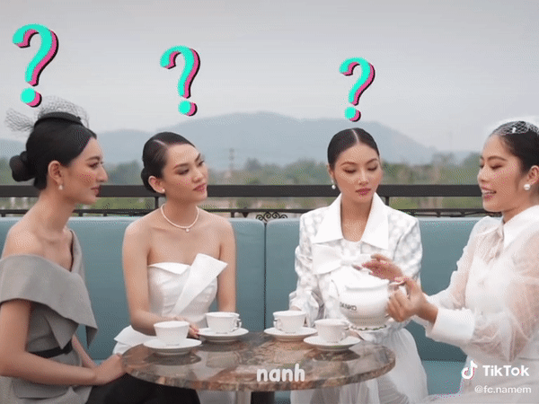 Pha rót trà màu mè của Nam Em làm thí sinh Miss World Vietnam 2022 ngơ ngác nhìn nhau: Ủa? - Ảnh 4.