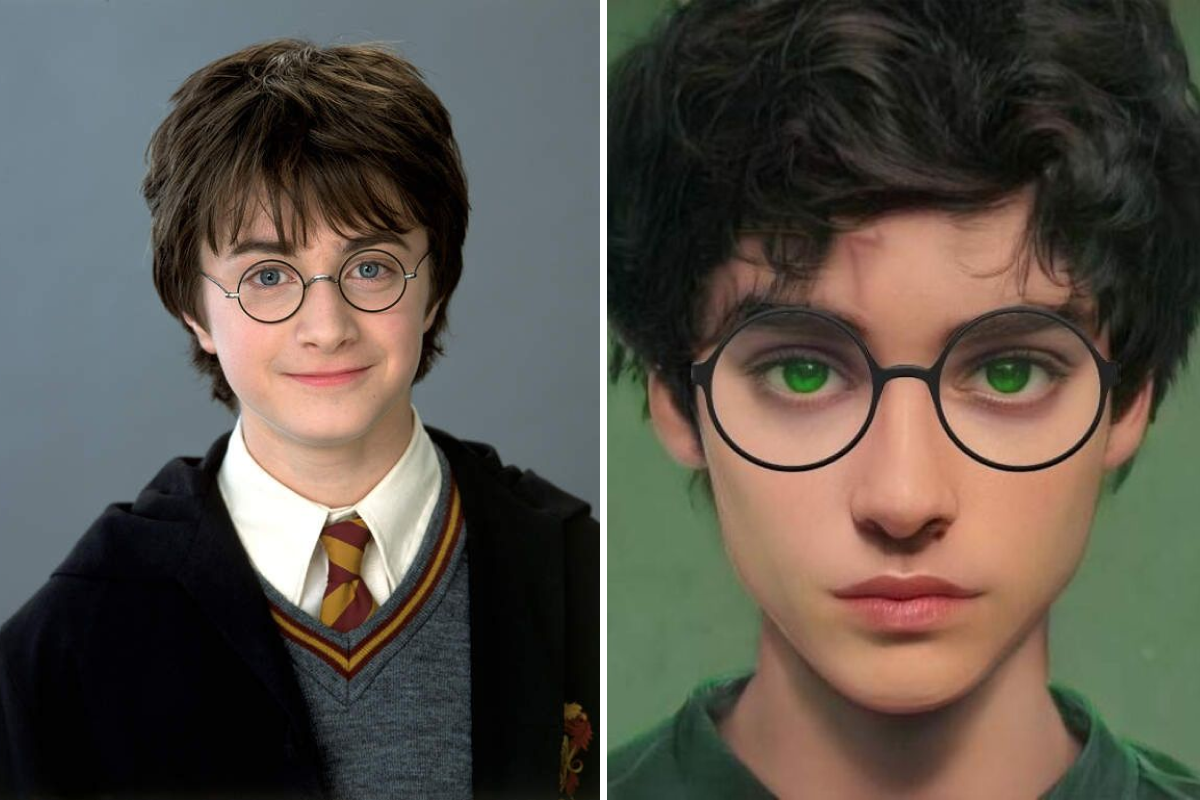 Sốc visual d&agrave;n nh&acirc;n vật Harry Potter h&oacute;a người thật: Hermione xấu nhất d&agrave;n nữ, Ron bị d&igrave;m h&agrave;ng &aacute;c &yacute;? - Ảnh 1.