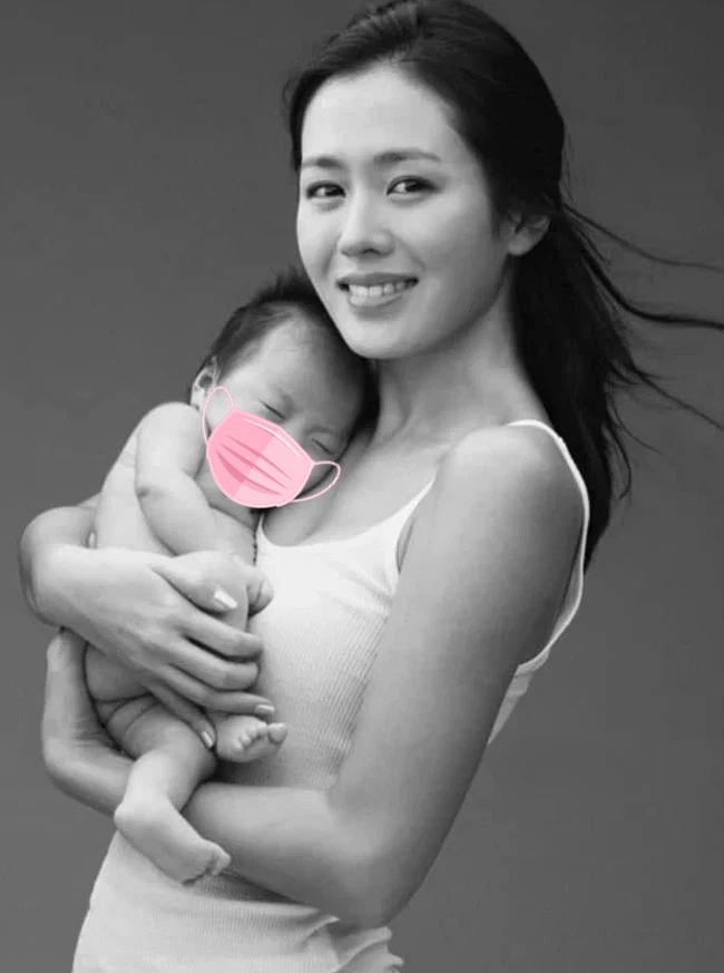 Giữa tin đồn Son Ye Jin mang thai, ảnh vợ chồng Hyun Bin bế em bé bỗng rầm rộ khắp mạng xã hội - Ảnh 2.