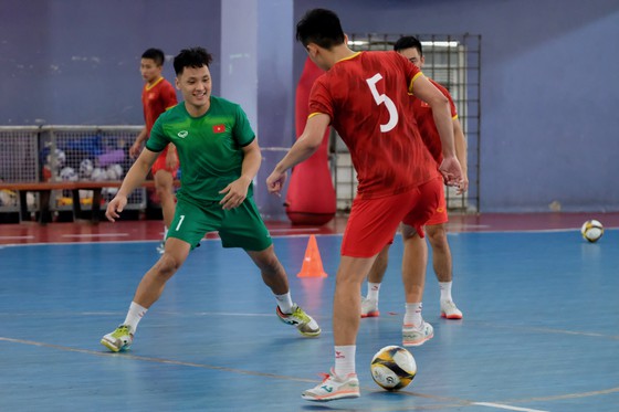 Futsal nam Việt Nam quyết t&acirc;m gi&agrave;nh HCV ở SEA Games 31 - Ảnh 1.