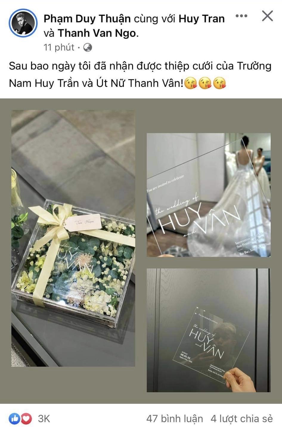 Ngo Thanh Van and Huy Tran revealed wedding photos and wedding information, who would have to apologize for 1 reason!  - Photo 8.