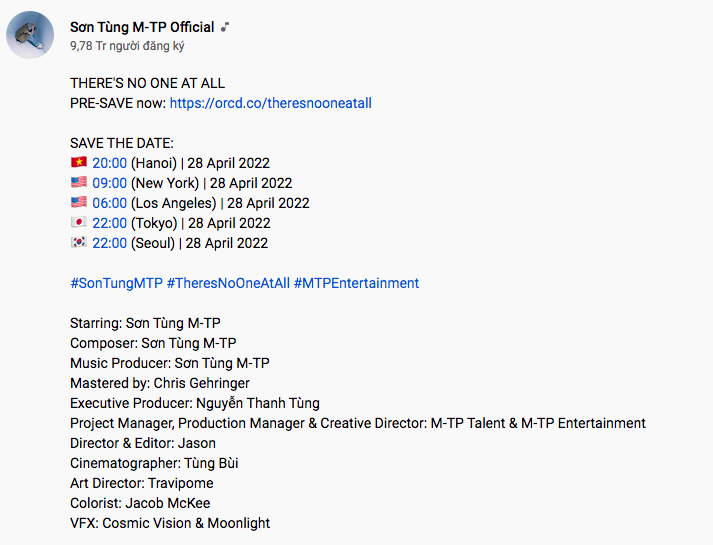 Hải Tú sẽ không xuất hiện trong MV mới của Sơn Tùng? - Ảnh 2. Hải Tú sẽ không xuất hiện trong MV mới của Sơn Tùng? - Ảnh 2.