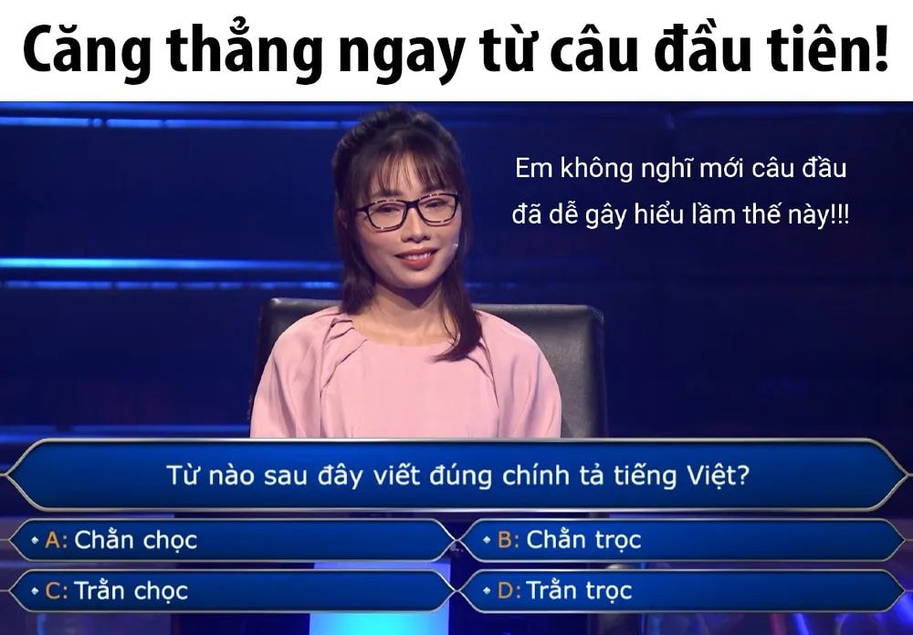 The girl who took the exam was asked to guess the correct Vietnamese spelling word, 90% of the viewers hugged their heads and couldn't solve it because it was too difficult!  - Photo 1.