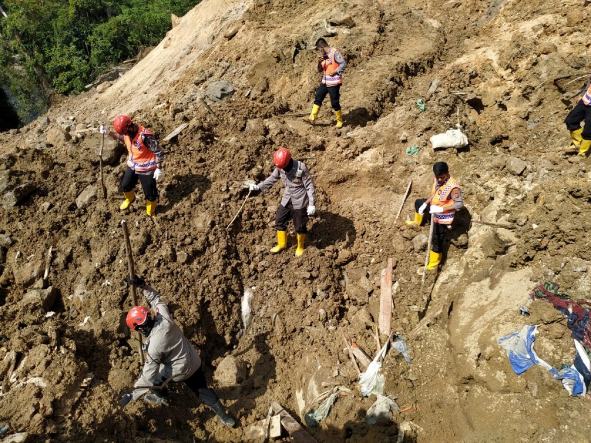 12 Indonesian women died in an illegal gold mine collapse in North Sumatra - Photo 1.