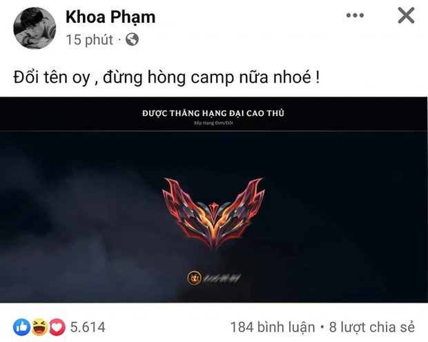 Ai rồi cũng “ghiền” game thôi, thêm loạt “sao đình đám thi nhau gia nhập sân chơi Esports - Ảnh 7.