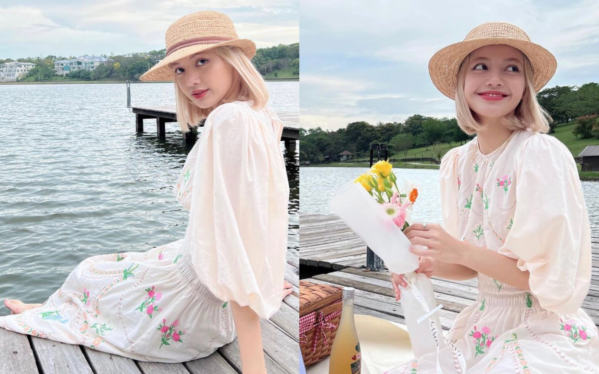 Lisa về Hàn "xả ảnh" vi vu đất Thái: Lâu lâu nàng đổi style, diện váy hoa nhí xinh ná thở lại chuẩn "summer vibes"