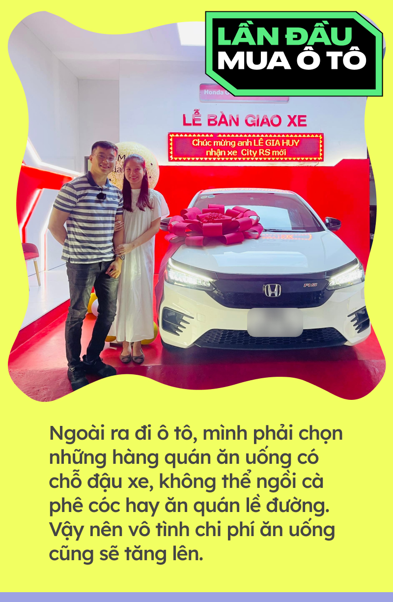 Wife riding a motorbike is dizzy, so her husband buys a car outright: The monthly car payment should be taken into account, driving a car inadvertently causes the cost of food to increase - Photo 4.