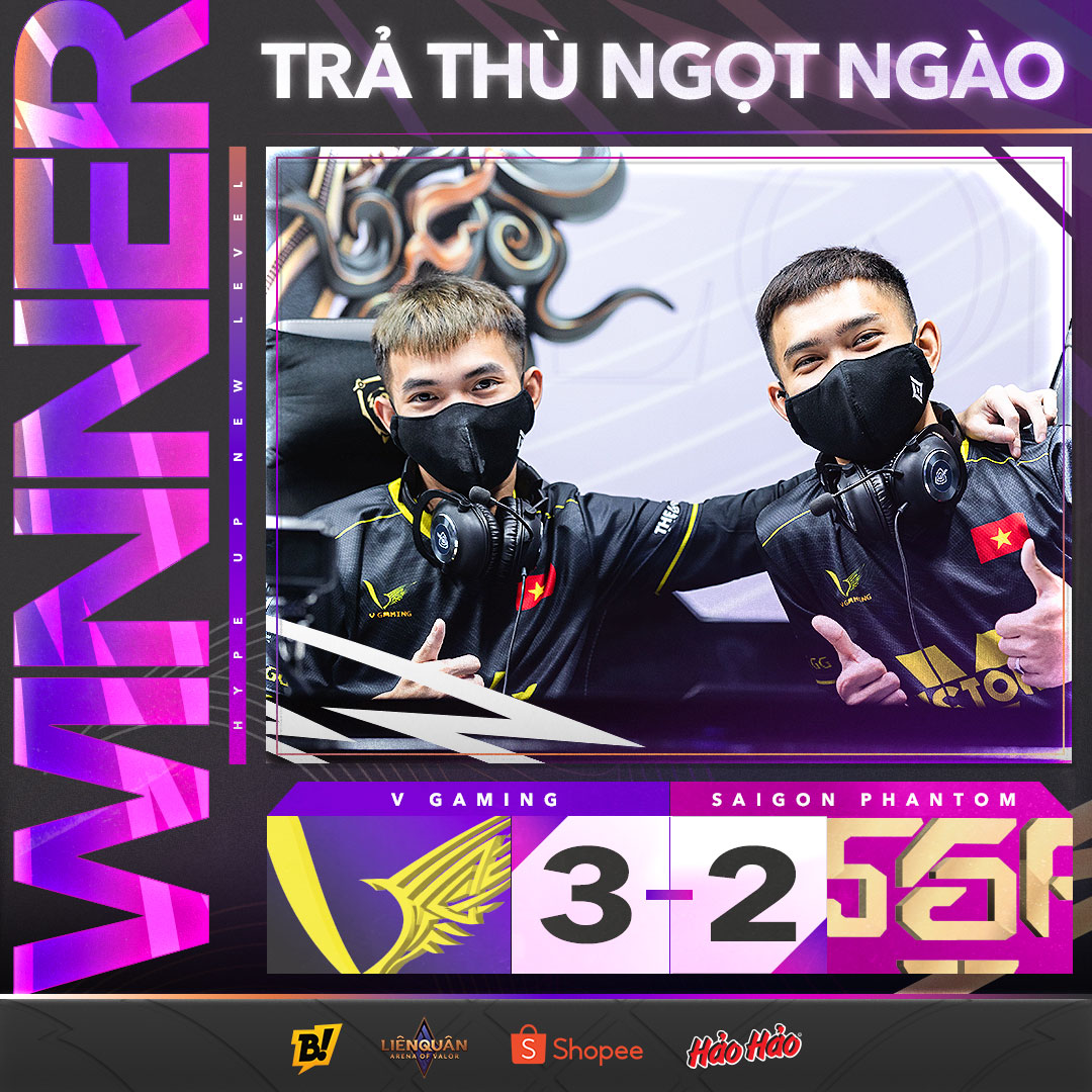 V Gaming shutdown chuỗi thắng của Saigon Phantom trong trận đấu nghẹt thở nhất từ trước đến nay, siêu kinh điển đích thực là đây! - Ảnh 2.