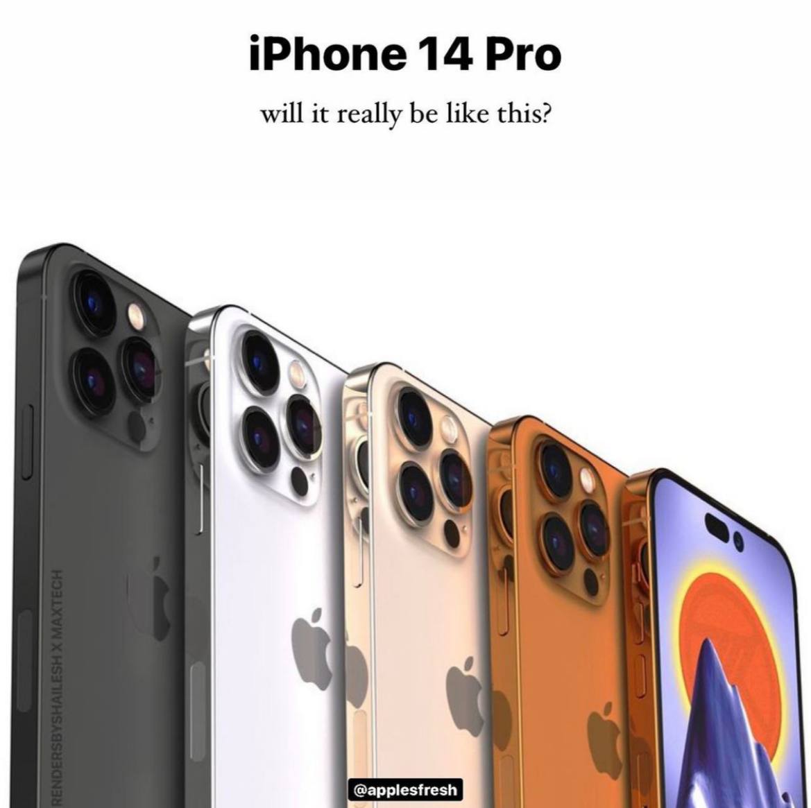 iPhone 14 Pro tiếp tục hé lộ màu mới, màu vàng cam chắc chắn sẽ khiến iFan xốn xang - Ảnh 1.