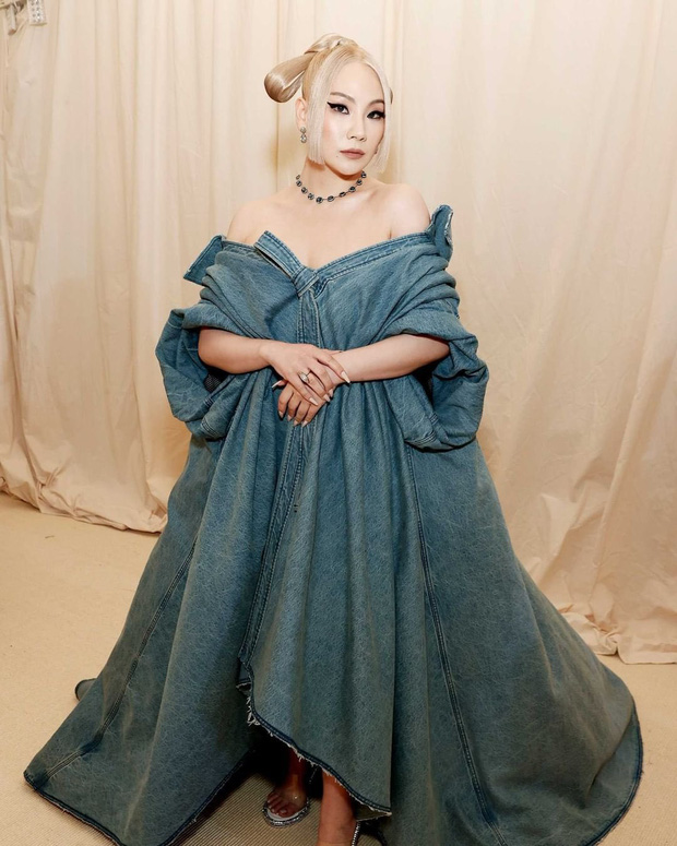 The first 2 Kpop idols landed at the biggest fashion event on the planet Met Gala: Rosé faintly revealed her flaws, big sister CL dressed up on global social media waves - Photo 8.
