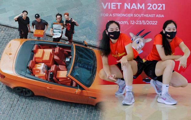 Tuyển bóng rổ nữ Việt Nam nhận món quà bất ngờ trước thềm SEA Games 31 - Ảnh 1.