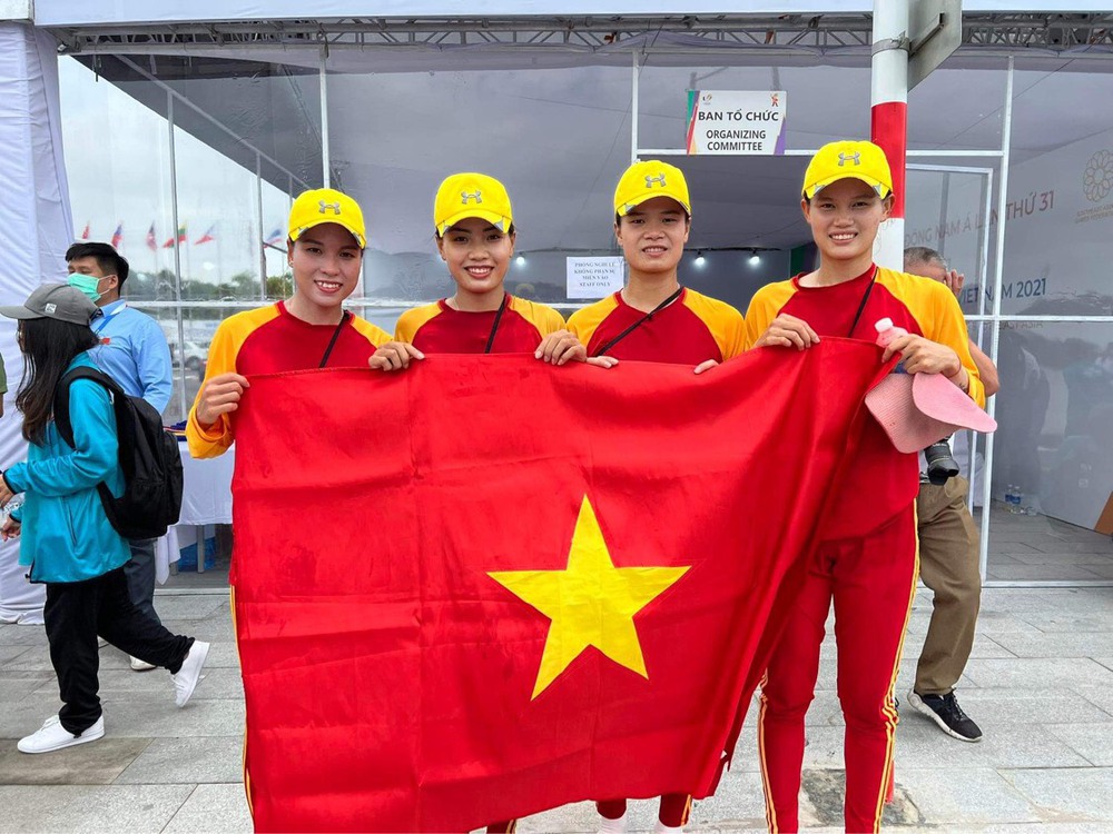 Breaking through quickly, the Vietnamese team surpassed Malaysia to win the SEA Games medal chart - Photo 1.