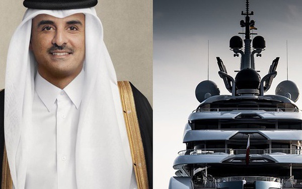 Siêu du thuyền được mệnh danh dinh thự nổi xa hoa của Quốc vương Qatar  - Ảnh 1.