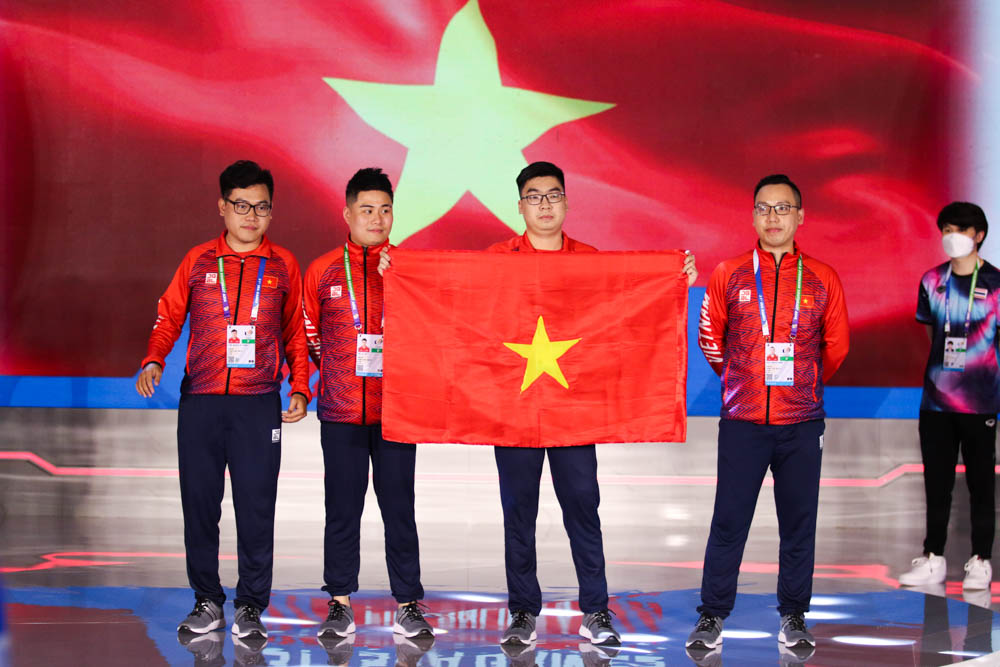 The 3rd day of Vietnamese Esports competition at SEA Games 31: Wild Rift team won the gold medal, Free Fire was empty-handed!  - Photo 1.