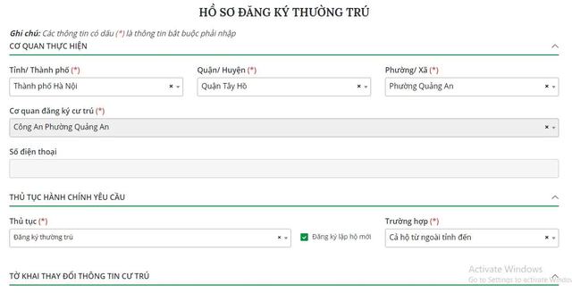 Cách đăng ký thường trú online tại nhà - Ảnh 2.