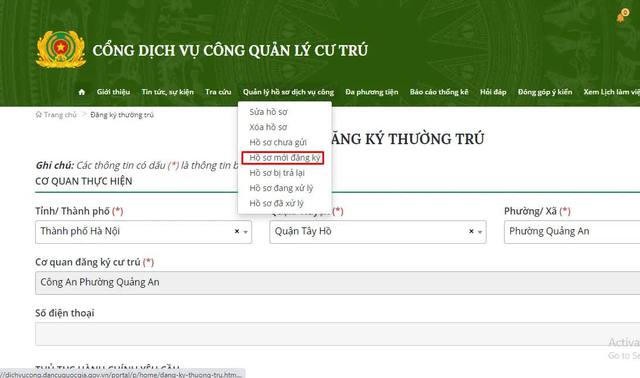 Cách đăng ký thường trú online tại nhà - Ảnh 3.